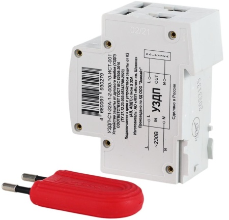 Устройство защиты от дугового пробоя УЗДП/УЗИС-ИСТОК-С1-32А-П-1-2-000-10-ИСТ-002